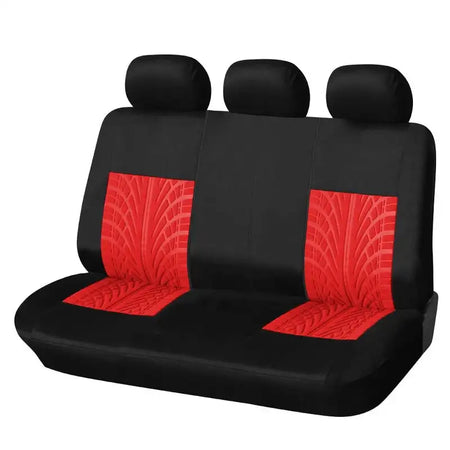 Autoyouth Car Seat Covers Set &ndash; Universal Fit For Most Cars Red back part