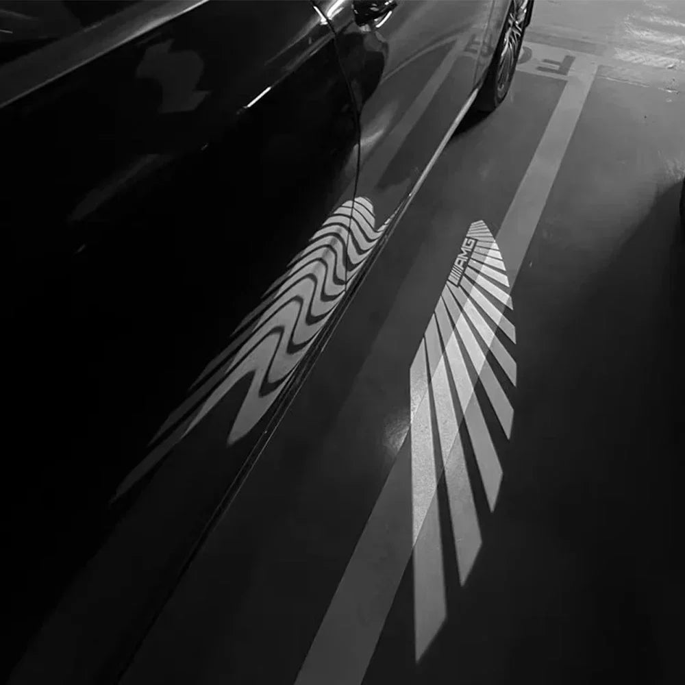 LED Angel Wings Welcome Light for Mercedes-Benz GLA GLB GLC GLS EQC A-Class B-Class C-Class E-Class S-Class