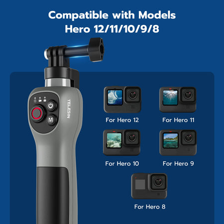 TELESIN Underwater Selfie Stick &ndash; Waterproof and Extendable for GoPro