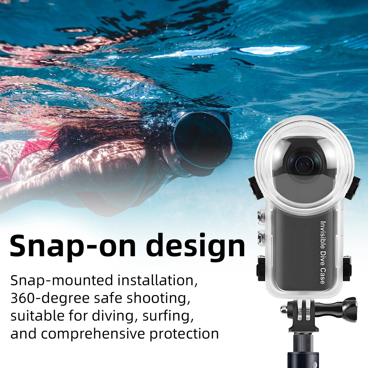 Insta360 X5 Dive Case &ndash; 60 Meter Waterproof Protection