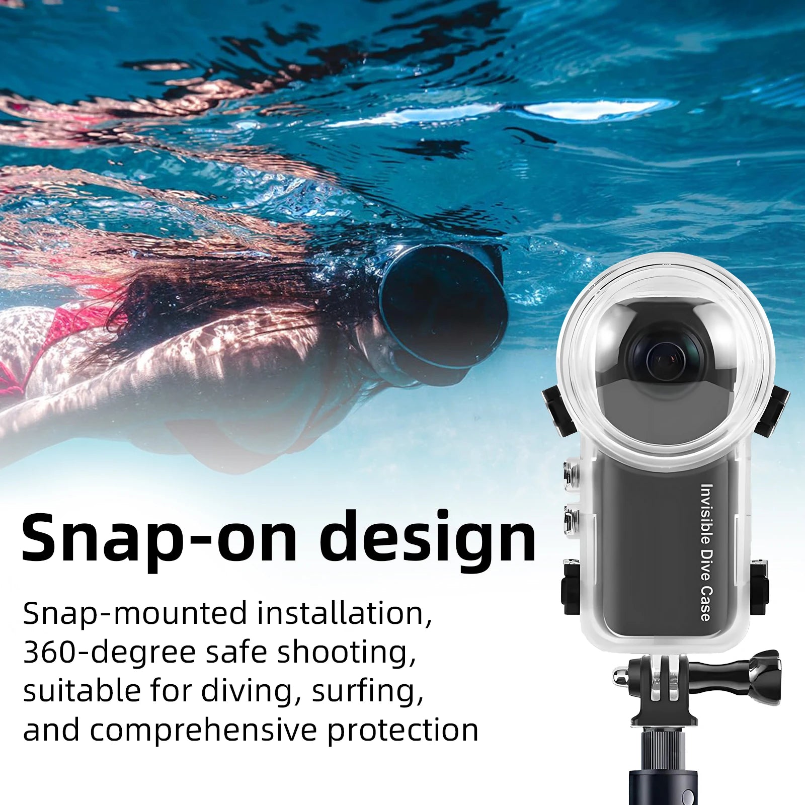 Insta360 X5 Dive Case &ndash; 60 Meter Waterproof Protection