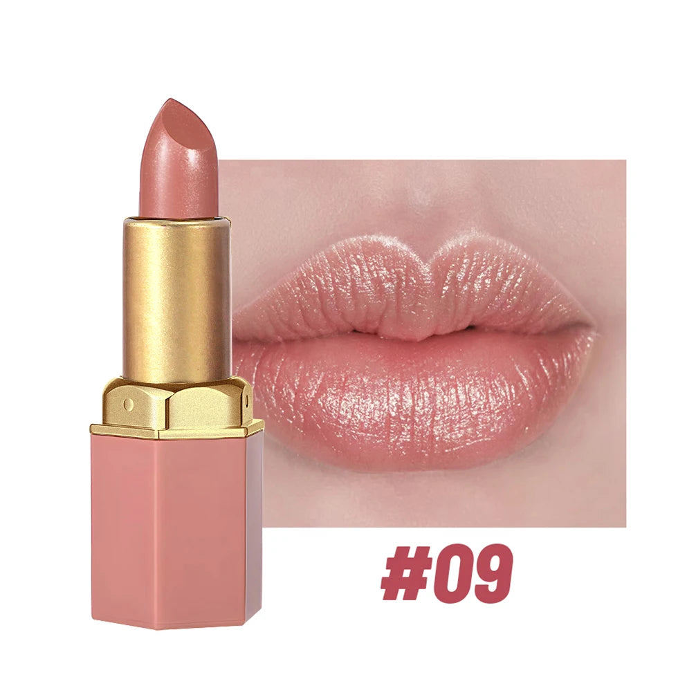 SAM SUGAR Velvet Matte Lipstick with Pearlescent Glitter SS25-09 / Full Size