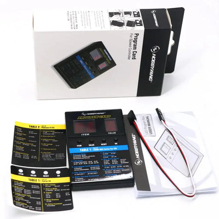 Hobbywing RC Car Program Card LED Program Box 2C Programm Card For XERUN / Flyfun Series Car Brushless ESC by InterCyprus Trading Ltd