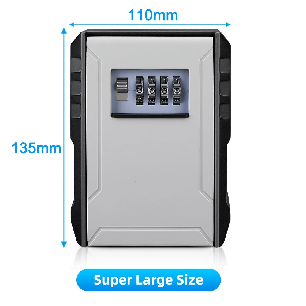 Elecpow 4 Digits Password Key Box &ndash; Weatherproof Anti Theft 1PC Super Large Box / CHINA