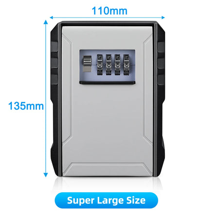 Elecpow 4 Digits Password Key Box &ndash; Weatherproof Anti Theft 1PC Super Large Box / CHINA