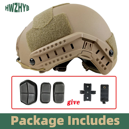 Fast Riot Helmet BOOIU Quick Tactical ABS Gear &ndash; UltraLight