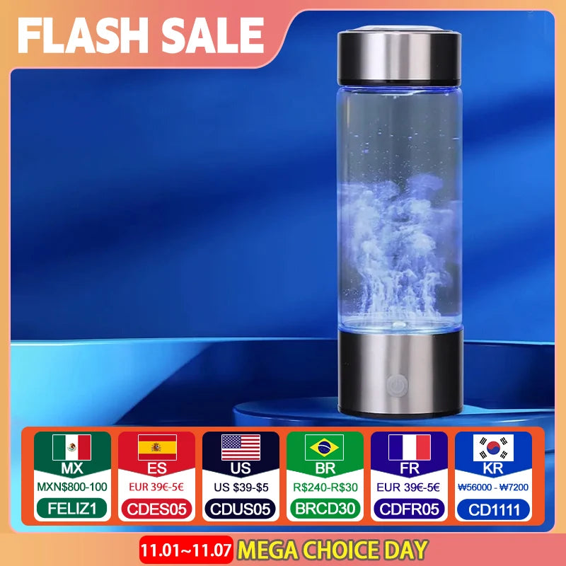 1Pc 450Ml Portable Hydrogen Water Generator &ndash; High Hydrogen