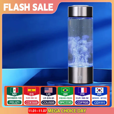 1Pc 450Ml Portable Hydrogen Water Generator &ndash; High Hydrogen