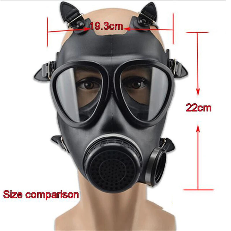 M14/87Type Gas Mask Full Face Mask MF14 Chemical Respirator Filter Self ...