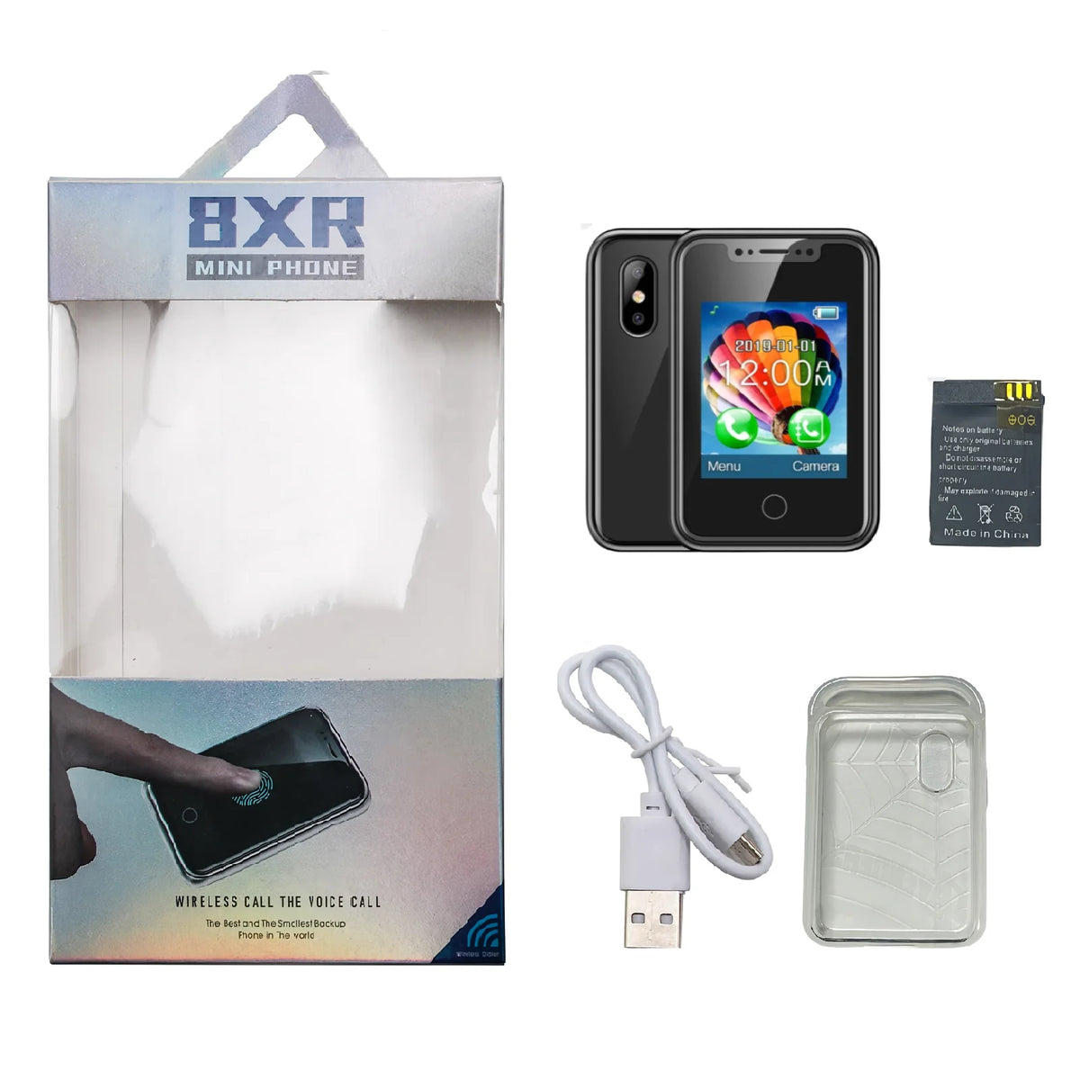 Mini Smart Wearable Mobile Phone 1.77 Inch Touch &ndash; Dual SIM