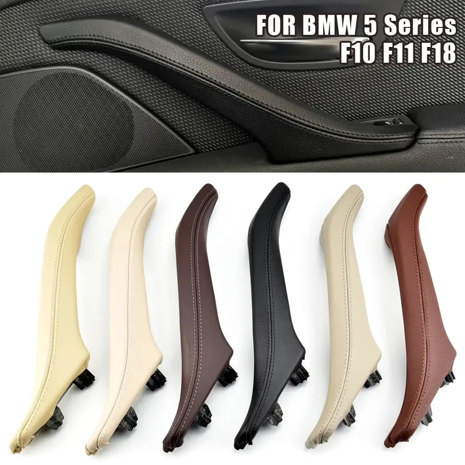 Interior Door Pull Handle Assembly Leather Trim for BMW 5 Series F10 F11 F18 by InterCyprus Trading Ltd