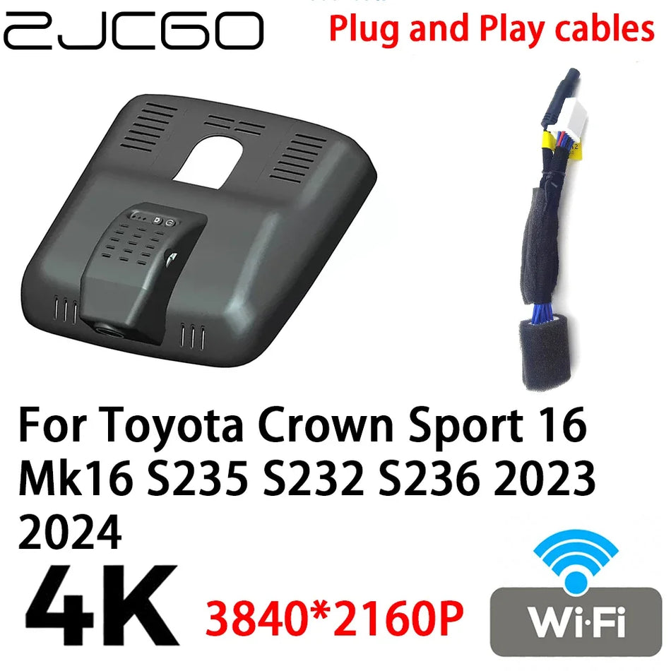 Καταγραφέας Αυτοκινήτου Dash Cam 4K 2160P για Toyota Crown Mk16 S235 S232 S236