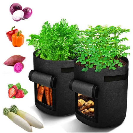 Large Diameter Felt Potato Planting Bag for Easy Harvesting