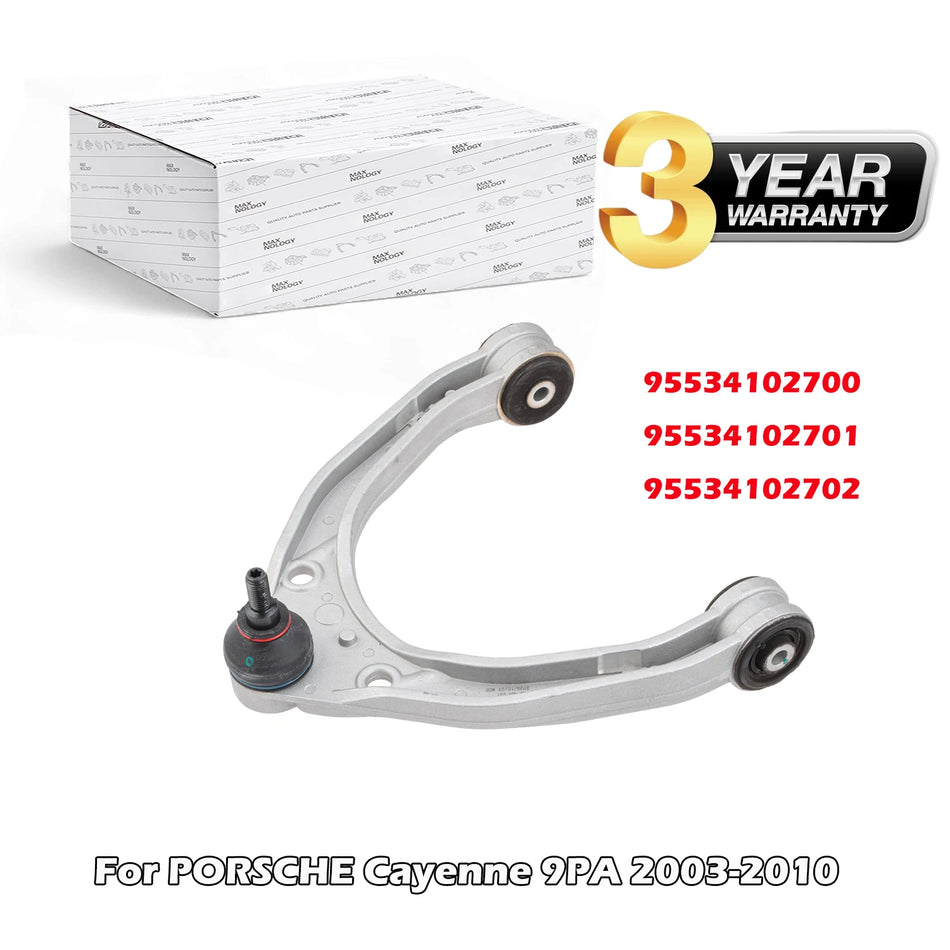 Aliuminio priekinio viršutinio valdymo svirčių komplektas su rutuliniu guoliu Porsche Cayenne 9PA