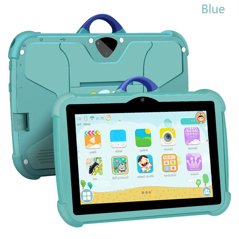 Kids Tablet 7 Inch 5G WiFi Android 13 Quad Core - Ultra Slim Blue / CHINA
