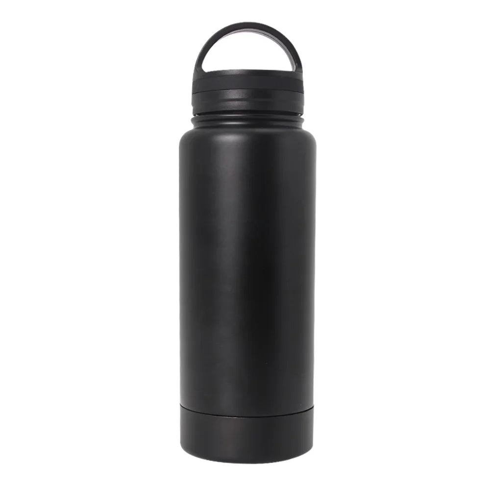 Stainless Steel Hidden Tumbler Stash &ndash; Secret Compartment Black A