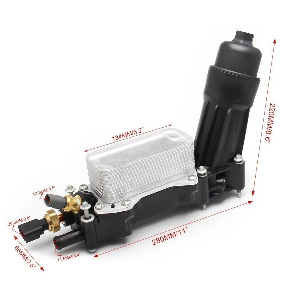 Chrysler 3.6 V6 Variklio Alyvos Aušintuvo Filtruoklio Korpusas Adapterio Rinkinys, Aukštos Temperatūros PLA