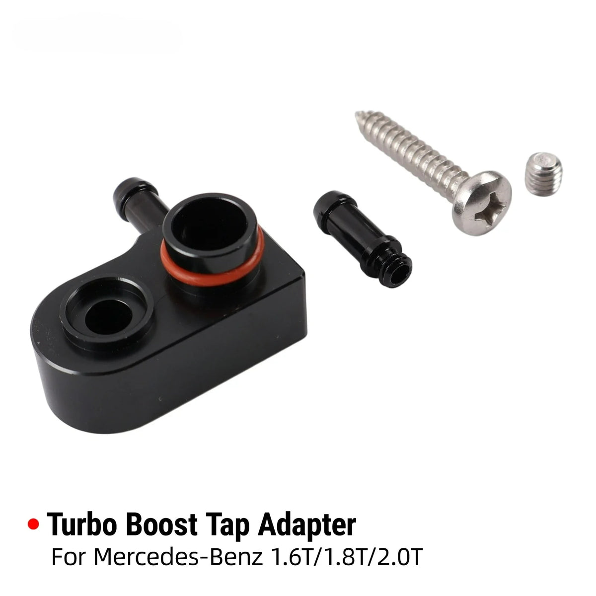 Turbo Gauge Vacuum Adapter Aluminum For Mercedes-Benz 1.6T 1.8T 2.0T Engine by InterCyprus Trading Ltd