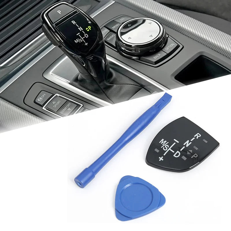 Gear Shift Knob Cover Trim for BMW 1, 2, 3, 4, 5, 7 Series ABS Plastic Interior Upgrade