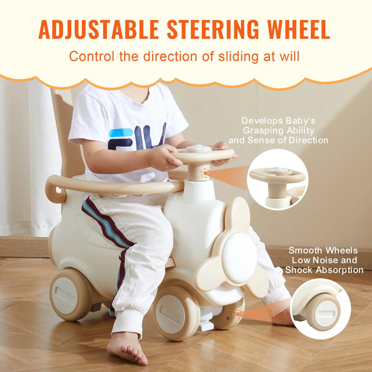 SucceBuy 5 In 1 HDPE Rocking Horse &ndash; Detachable Board