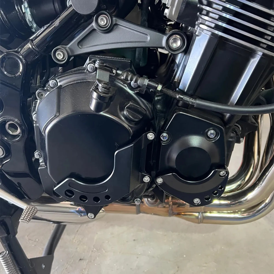 Kawasaki Z900RS mootori kaitsekattega koos statori kaitsjaga, crash pad