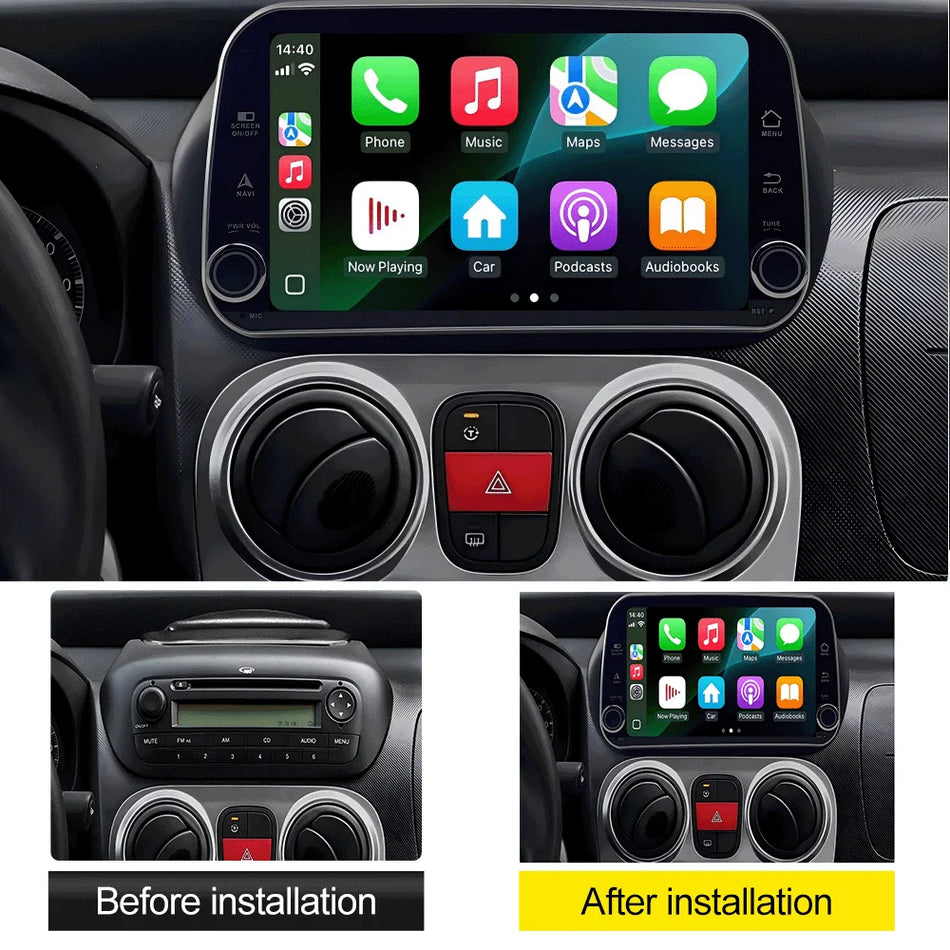 7-calowy radioodtwarzacz Double Din Carplay do Fiat, Citroen, Peugeot 2008-2017