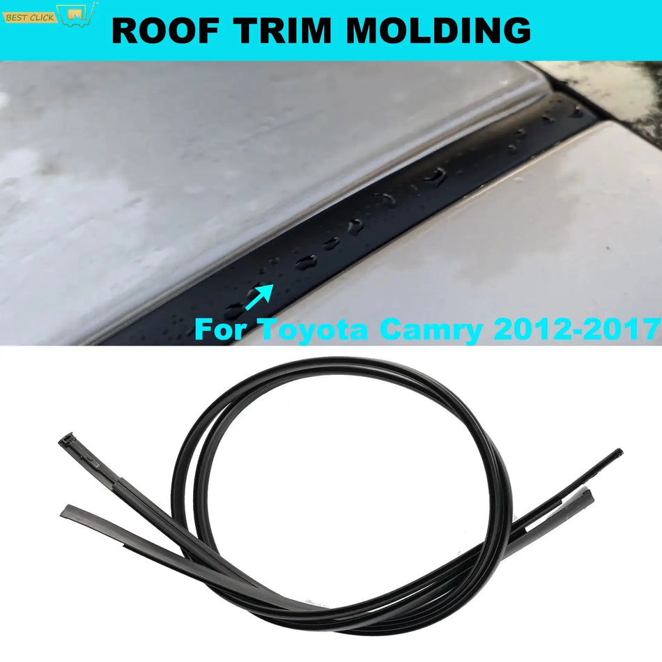 2PCS 75556-06080 75555-06080 For Toyota Camry 2012 2013 2014 2015 2016 Roof Rubber Drip Side Finish Moulding Seal Strip Trim New by InterCyprus Trading Ltd