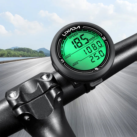 Lixada Wired Bike Speedometer Round &ndash; Waterproof IPX6