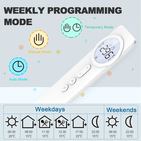 RF433 Wireless Thermostat &ndash; Alexa Google Home Tuya Ready