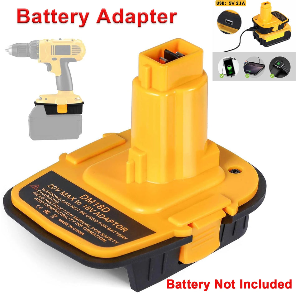 Adaptador Conversor de Bateria Para Ferramentas de Potência Li-Ion Para NiCd DM18D
