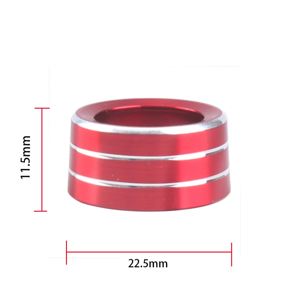 AL sakausējuma atpakaļskata spoguļa pogas vāka apdare alumīnija Mercedes-Benz Smart Fortwo Forfour