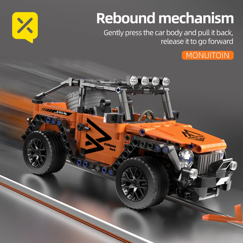 TOYLINX 477 Blokken Auto DIY Model Sport Racing Speelgoed Kinderen