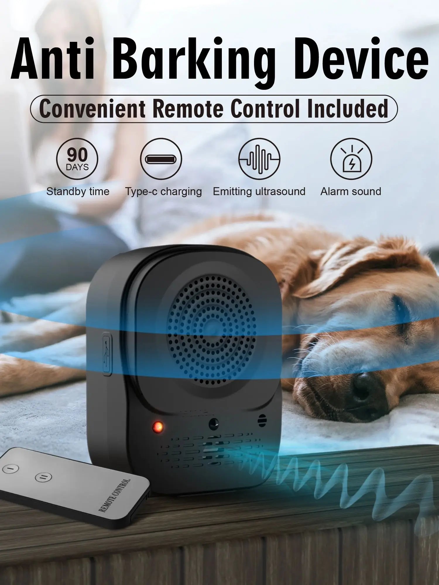 K21 Ultrasonic Barking Stop &ndash; Quiet Bark Control Device