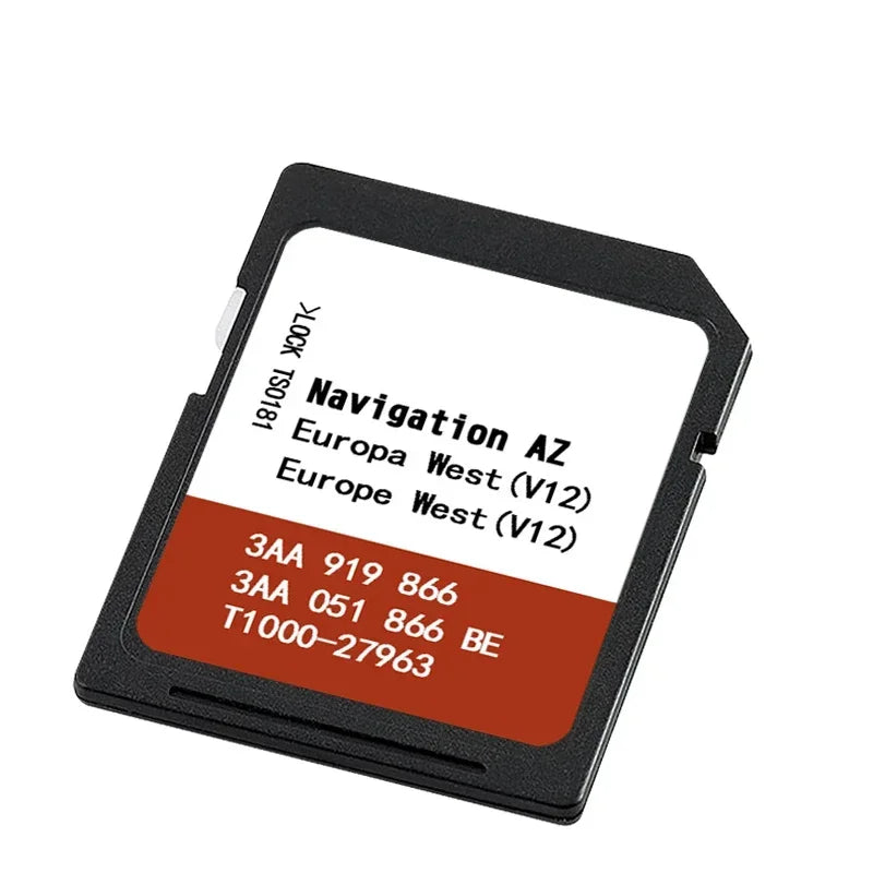VW AZ V12 Europa West RNS 315 Nav Card &ndash; Software Update