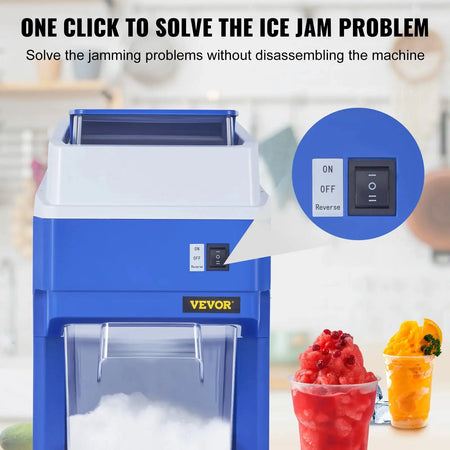 650W Commercial Ice Shaver Snow Cone Machine