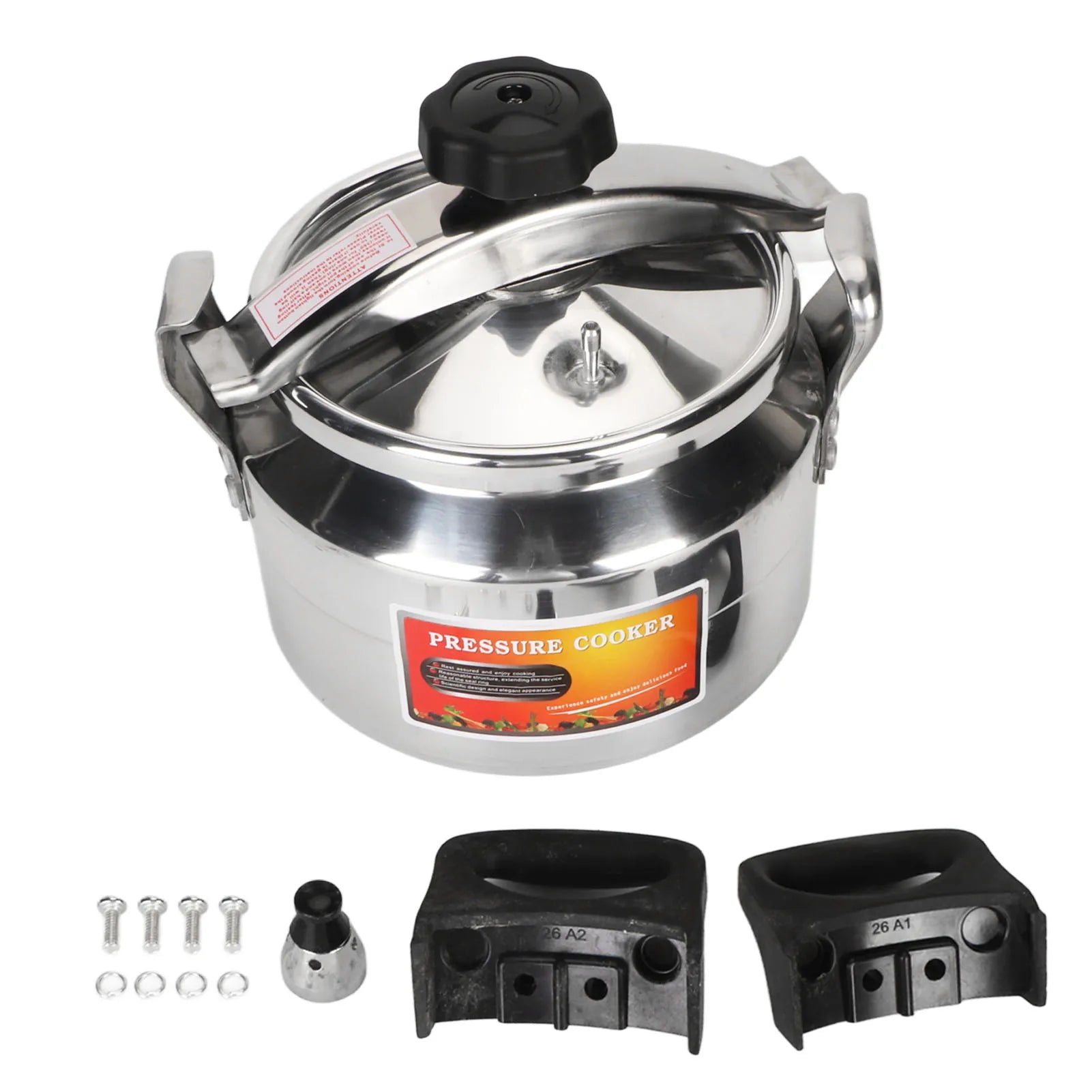 Explosion Proof Pressure Cooker 4-5L Aluminum &ndash; Gas Stove 3L