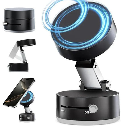 Vacuum Magnetic Cup Stand &ndash; Foldable Retractable Design