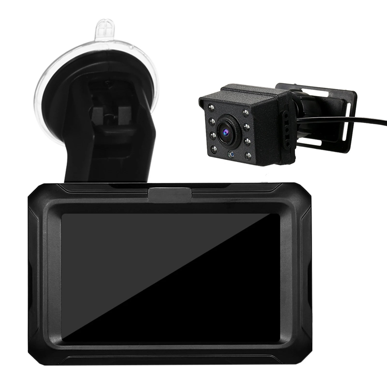 Rear View Monitor 4.3'' IPS Screen Baby Car Mirror with Night Vision and Adjustable Angle