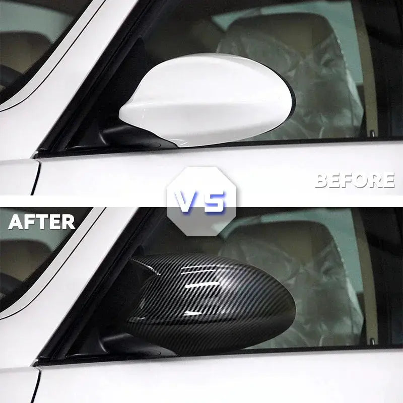 E90 E91 Pre-LCI 2005-2007 black M3 Style Cover E81 E82 E87 E88 For BMW 3 Series E92 E93 Rear Mirror Cap 2006 - 2009 Auto parts by InterCyprus Trading Ltd