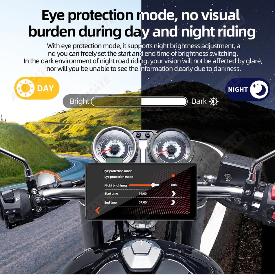 6Inch Motor Monitor &ndash; Wireless CarPlay Android Auto GPS