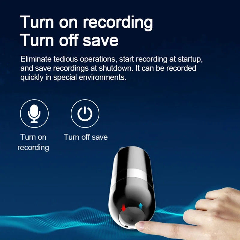 Mini Voice Activated Recorder &ndash; One-Click Recording