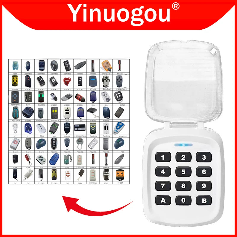 Multi-Frequency Wireless Keypad Garage Door Remote Control Default Title