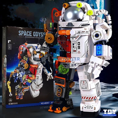 HOVFELER Space Astronaut Building Blocks Set - Shuttle, Satellite, Rocket &amp; Space Station