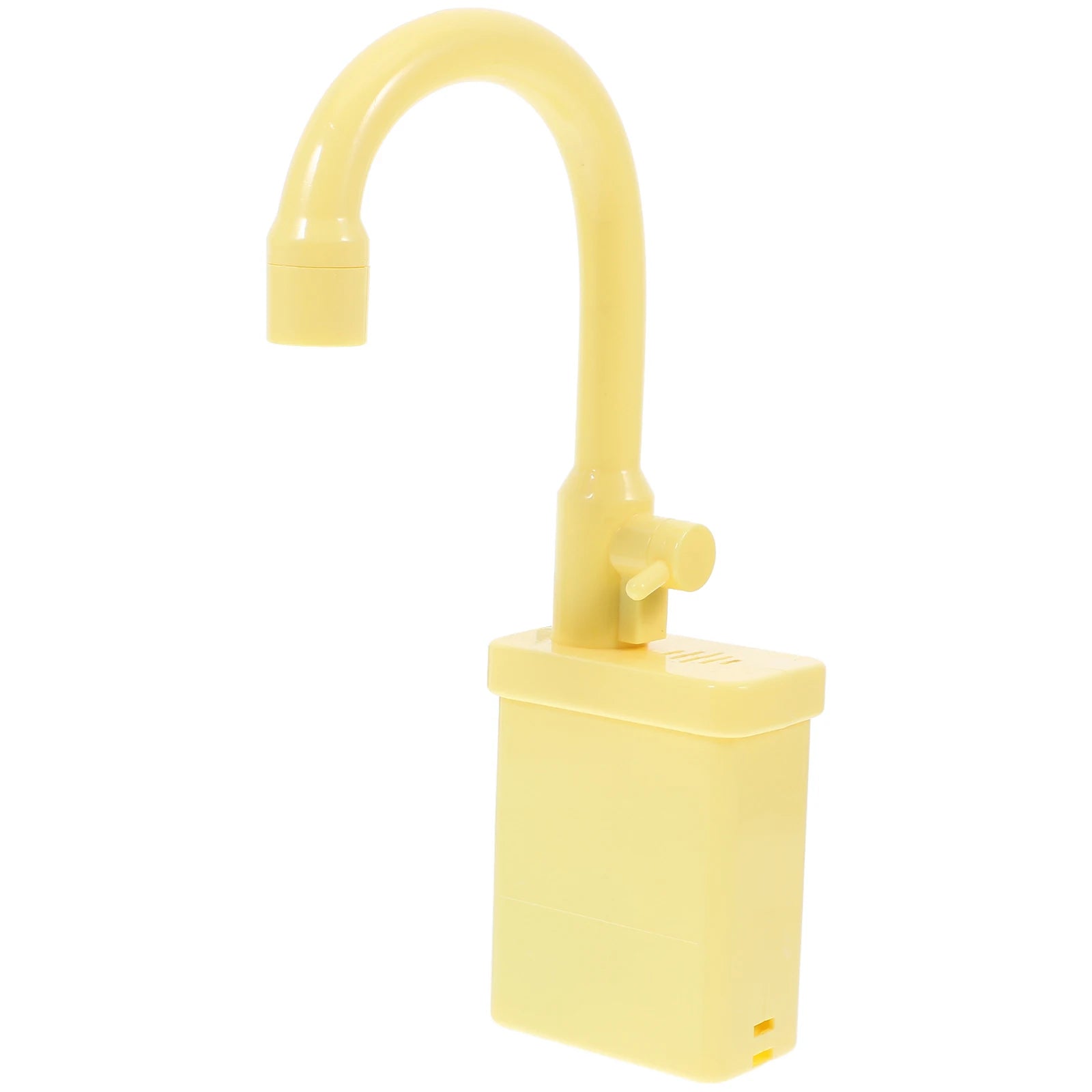 GSF Kitchen Sink Toy with Running Water Faucet for Imaginative Play Yellow