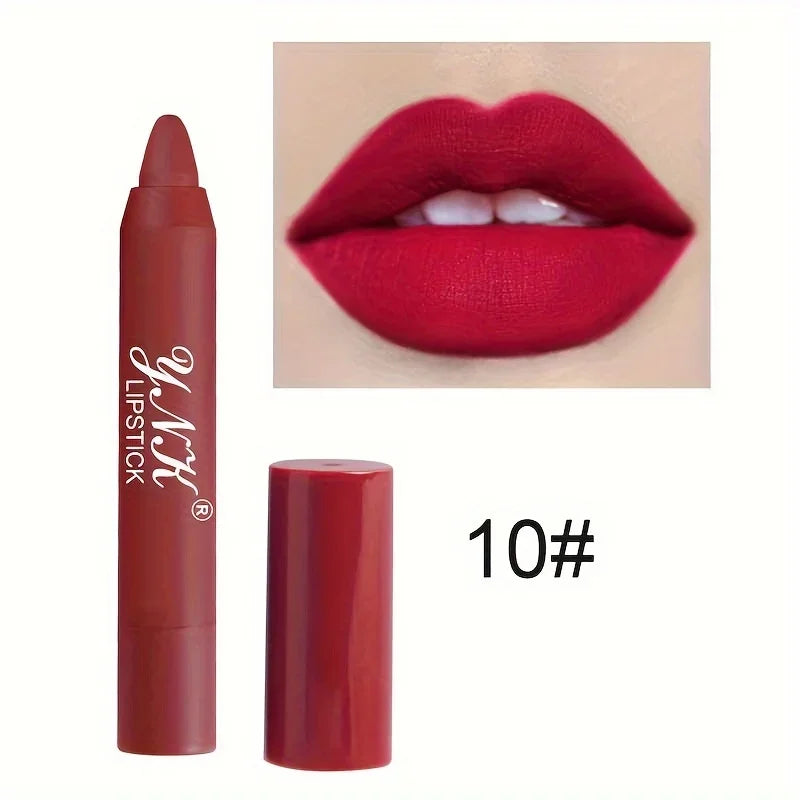 Nude Series Velvet Matte Waterproof Lipstick Pencil 10
