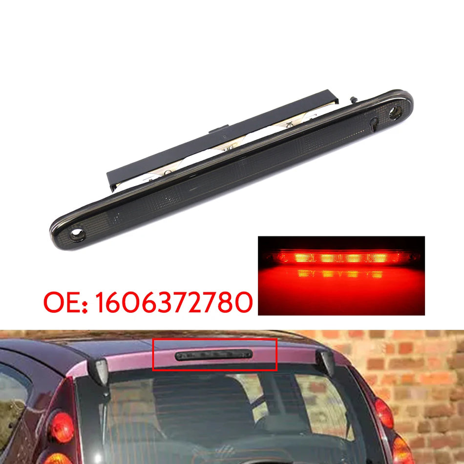 Κόκκινο LED Υψηλής Τοποθέτησης Φως Σταματήματος για Peugeot AYGO C1 και Toyota AYGO Θήκη ABS Κόκκινος Φακός Αντικατάσταση