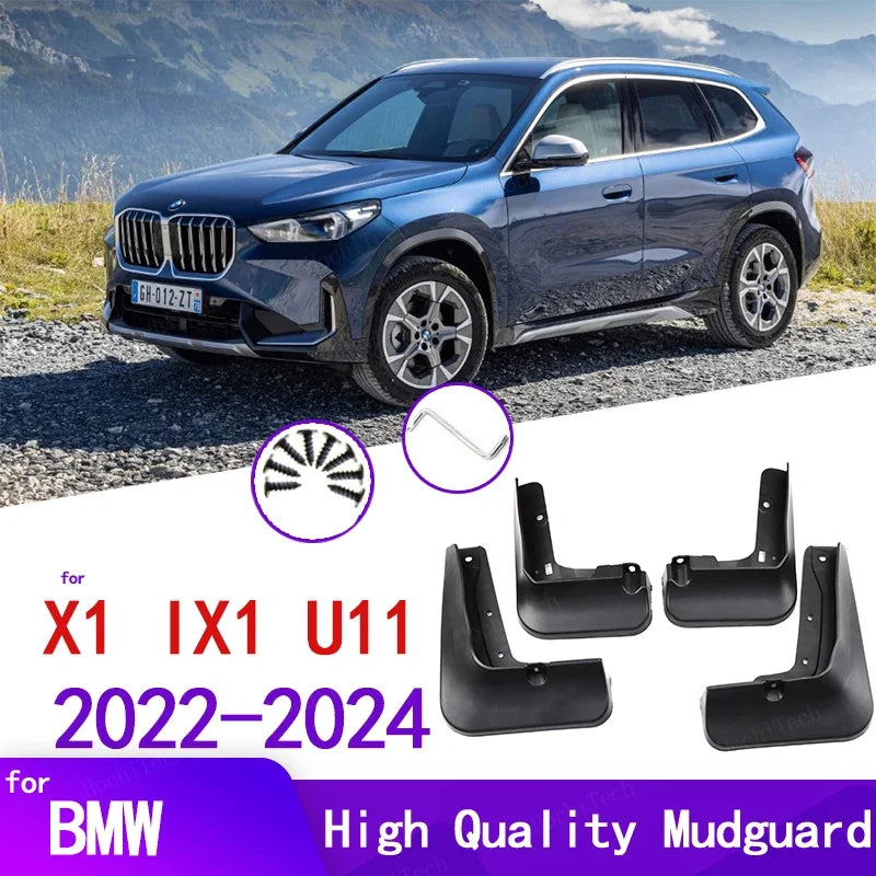 Juodi ABS Purvo Apsaugai BMW X1 IX1 U11 M Sport 2022-2024