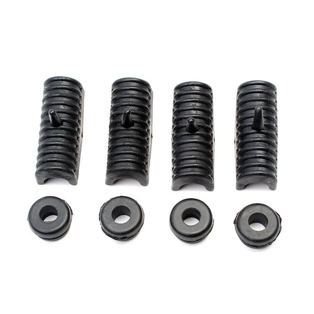 Motorcycle Black Hard Saddlebag Support Cushion &ndash; Durable Protection for Harley Touring Models