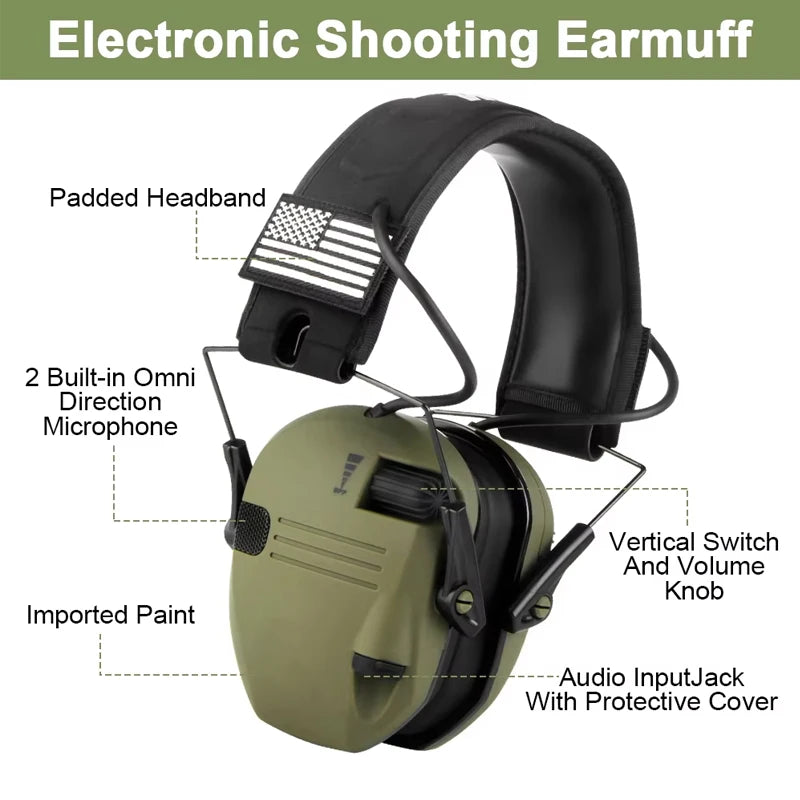 Tactical Electronic Shooting Earmuff &ndash; Noise Reduction
