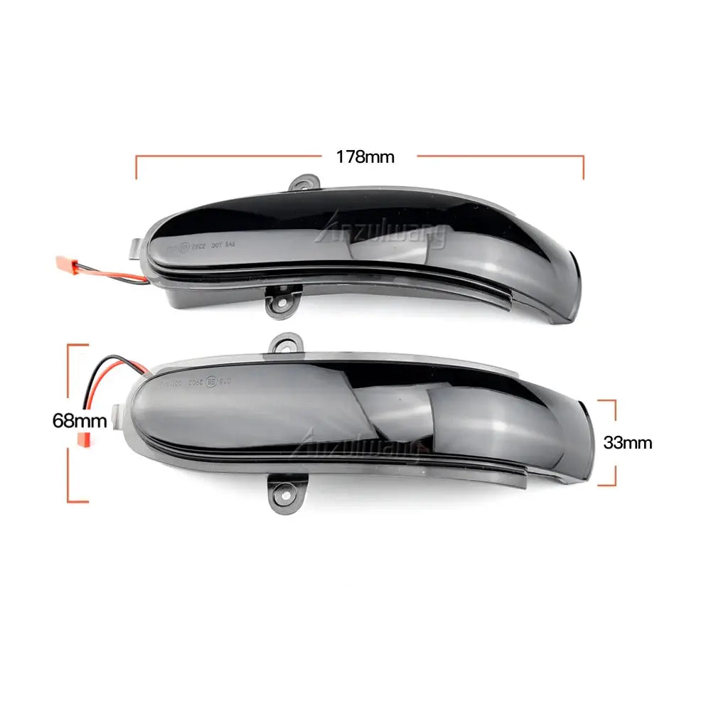Dynamic LED Turn Signal Lights for Mercedes-Benz C Class W203 W211 S203 by InterCyprus Trading Ltd